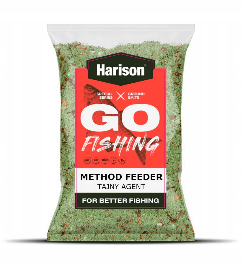 HARISON KRMÍTKOVÁ SMĚS GO-FISHING METHOD FEEDER TAJNÝ AGENT 1 KG