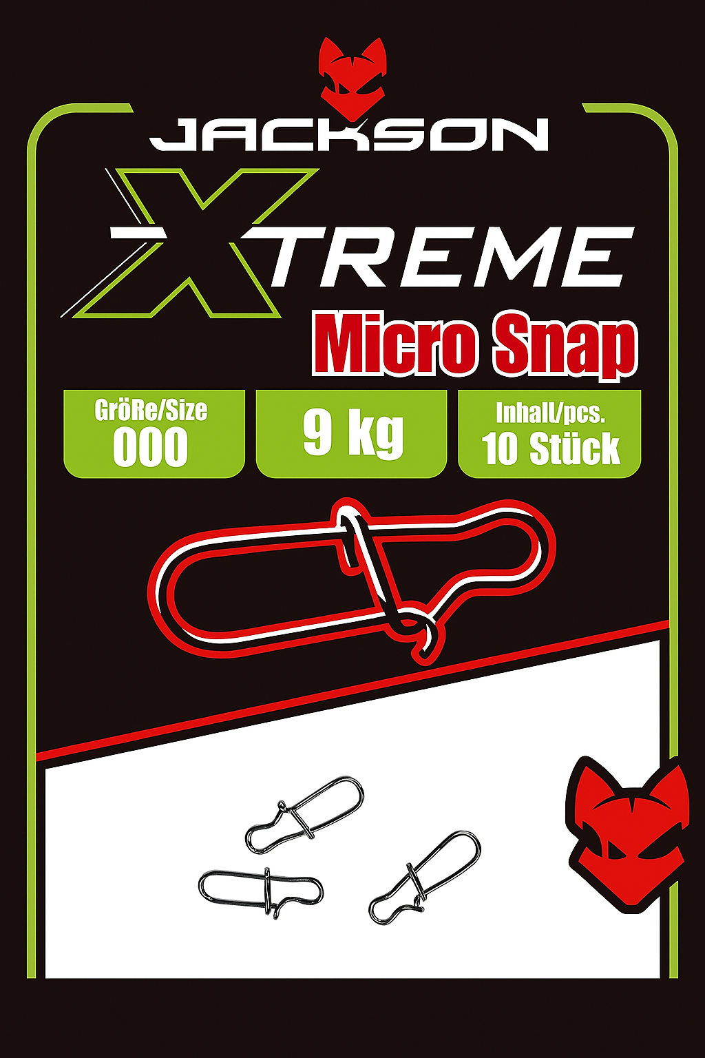 KARABINKY JACKSON XTREME MICRO SNAP / VEL. 000 / 10 KS 