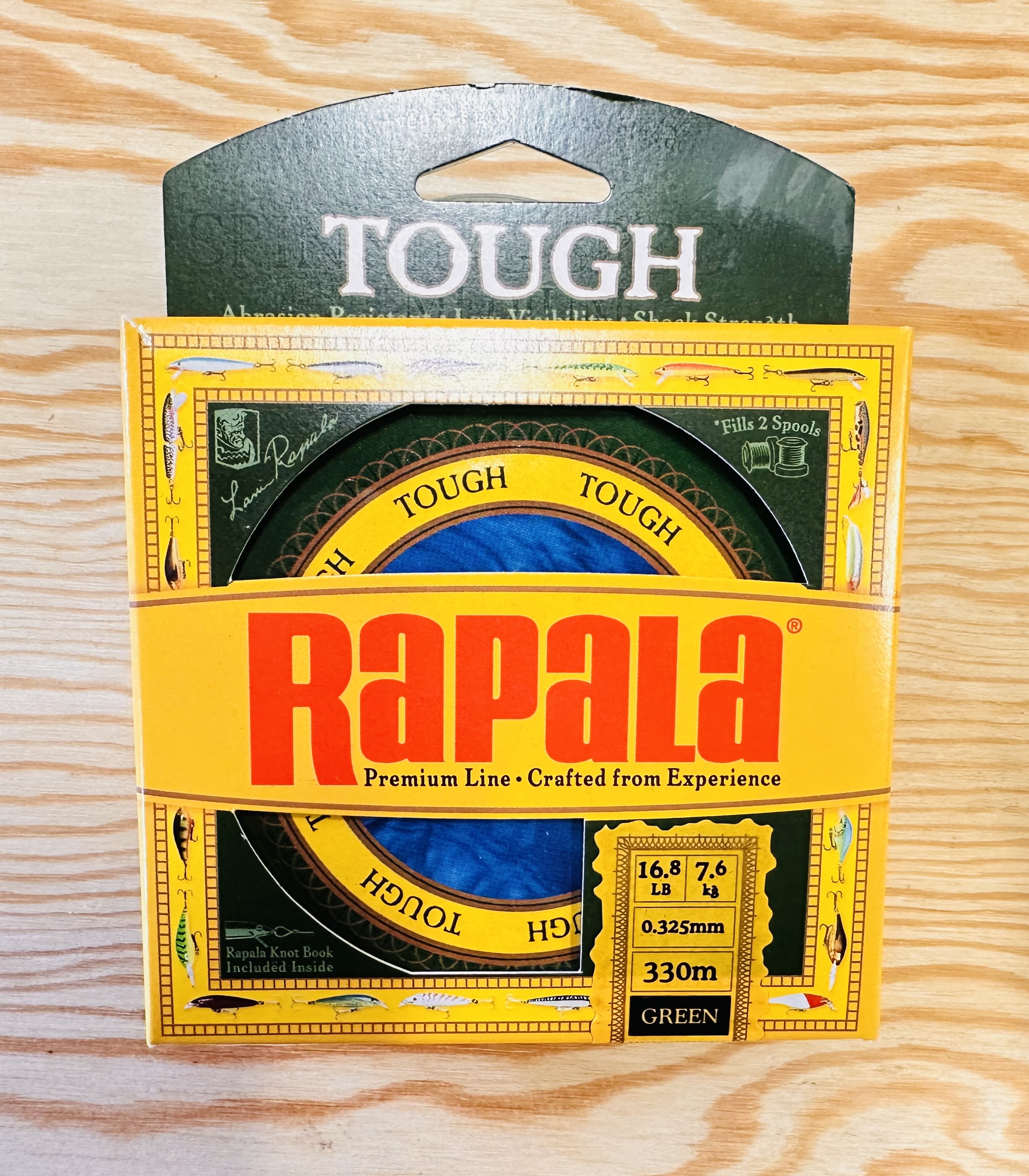 VLASEC RAPALA TOUGH GREEN / 0,325 mm / 330 m 