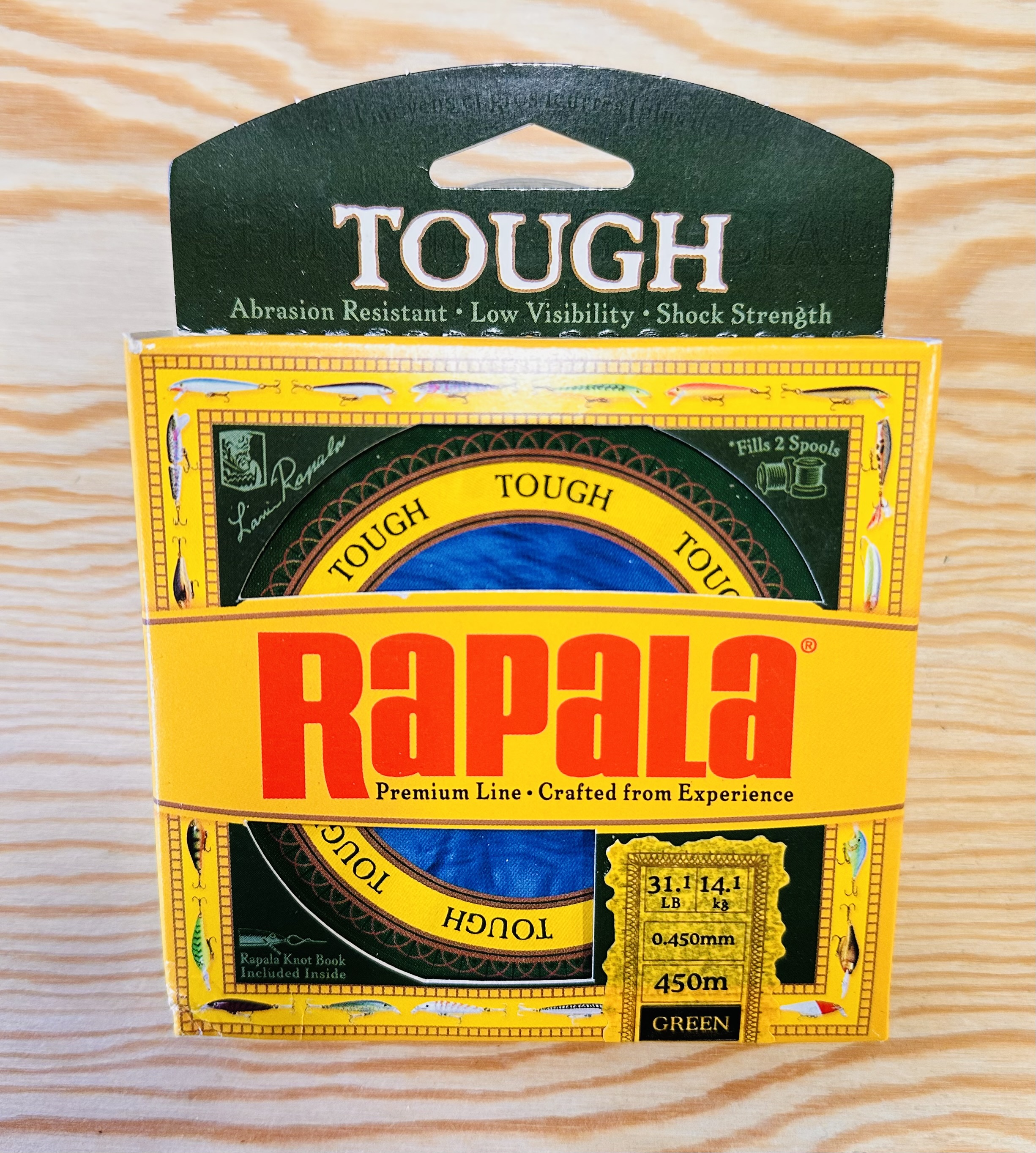 VLASEC RAPALA TOUGH GREEN / 0,450 mm / 450 m 