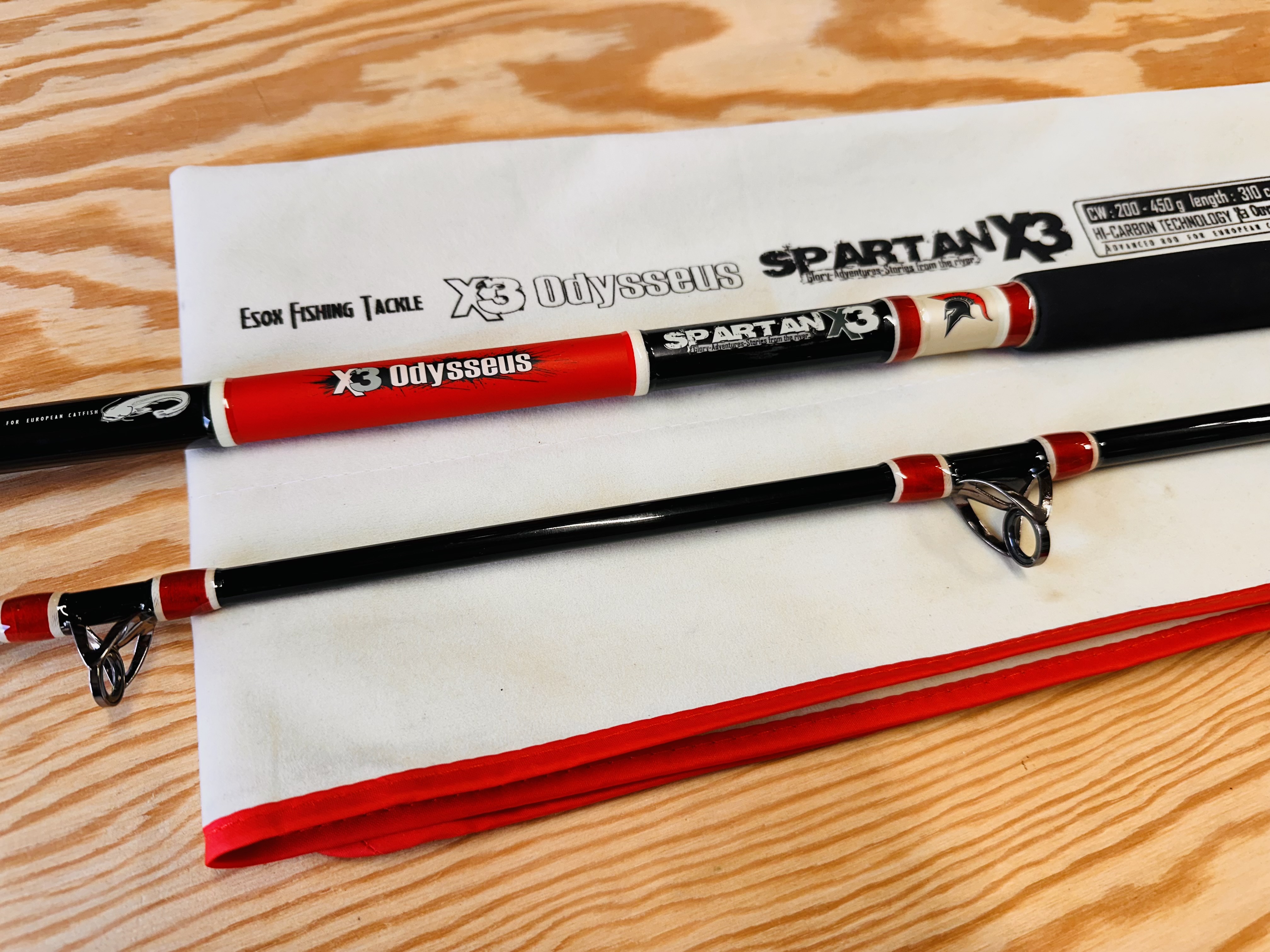 SUMCOVÝ PRUT ESOX SPARTAN ODYSSEUS X3 / 3,10 m / 200-450 g