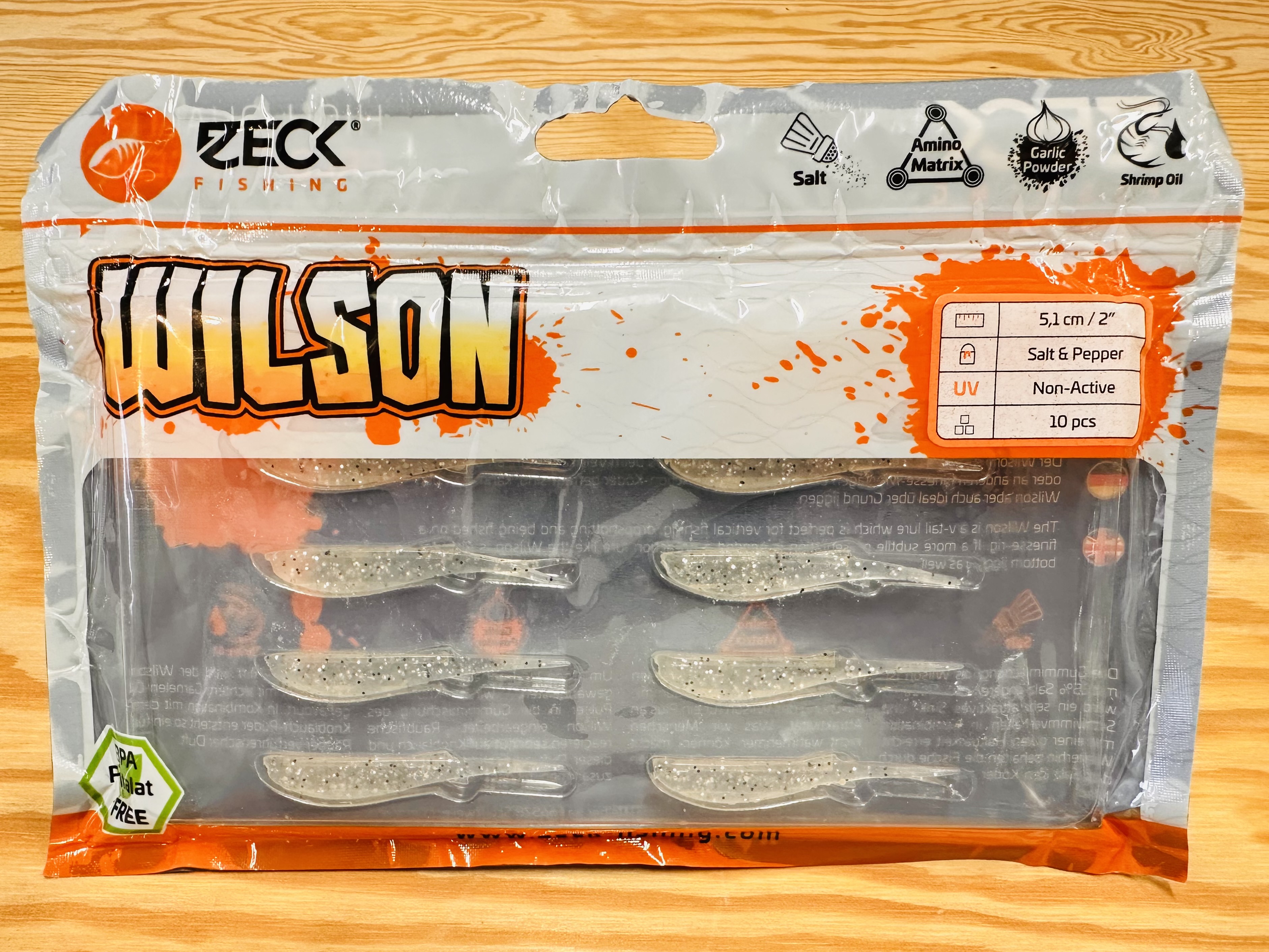 ZECK GUMOVÉ NÁSTRAHY WILSON 2" / SALT A PEPPER / 5,1 cm / 10 ks