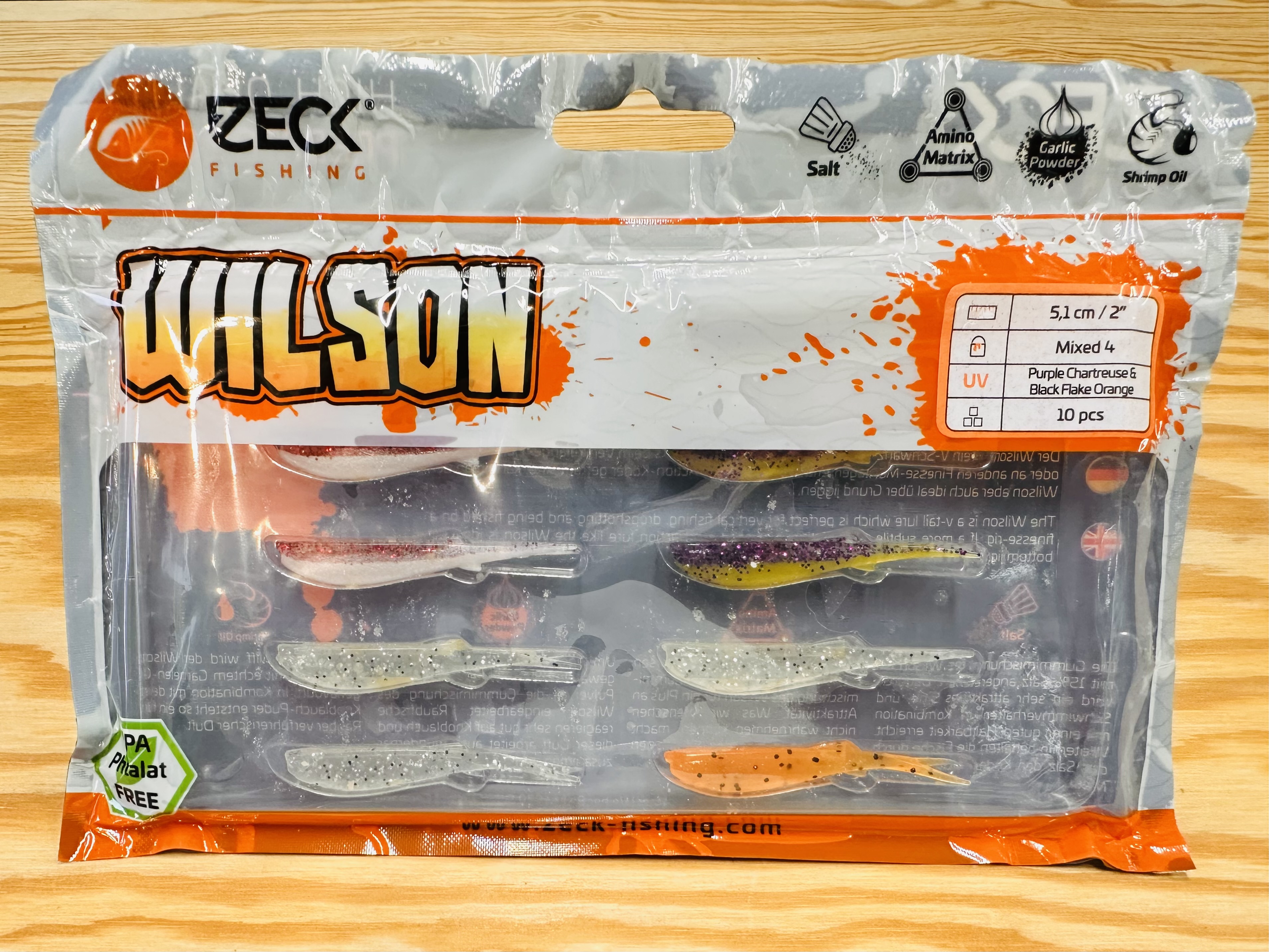 ZECK GUMOVÉ NÁSTRAHY WILSON 2" / MIXED 4 / 5,1 cm / 10 ks