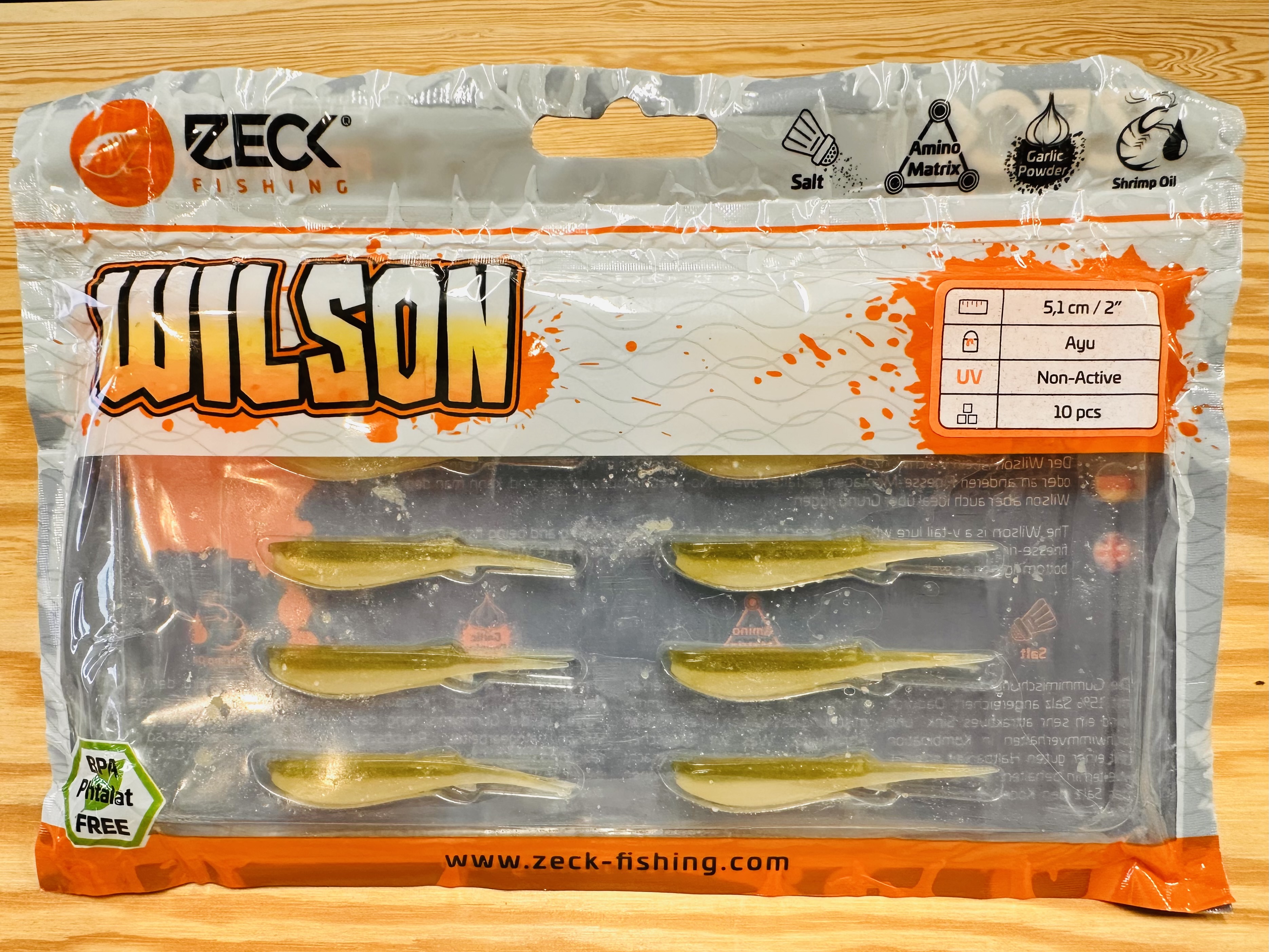 ZECK GUMOVÉ NÁSTRAHY WILSON 2" / AYU / 5,1 cm / 10 ks