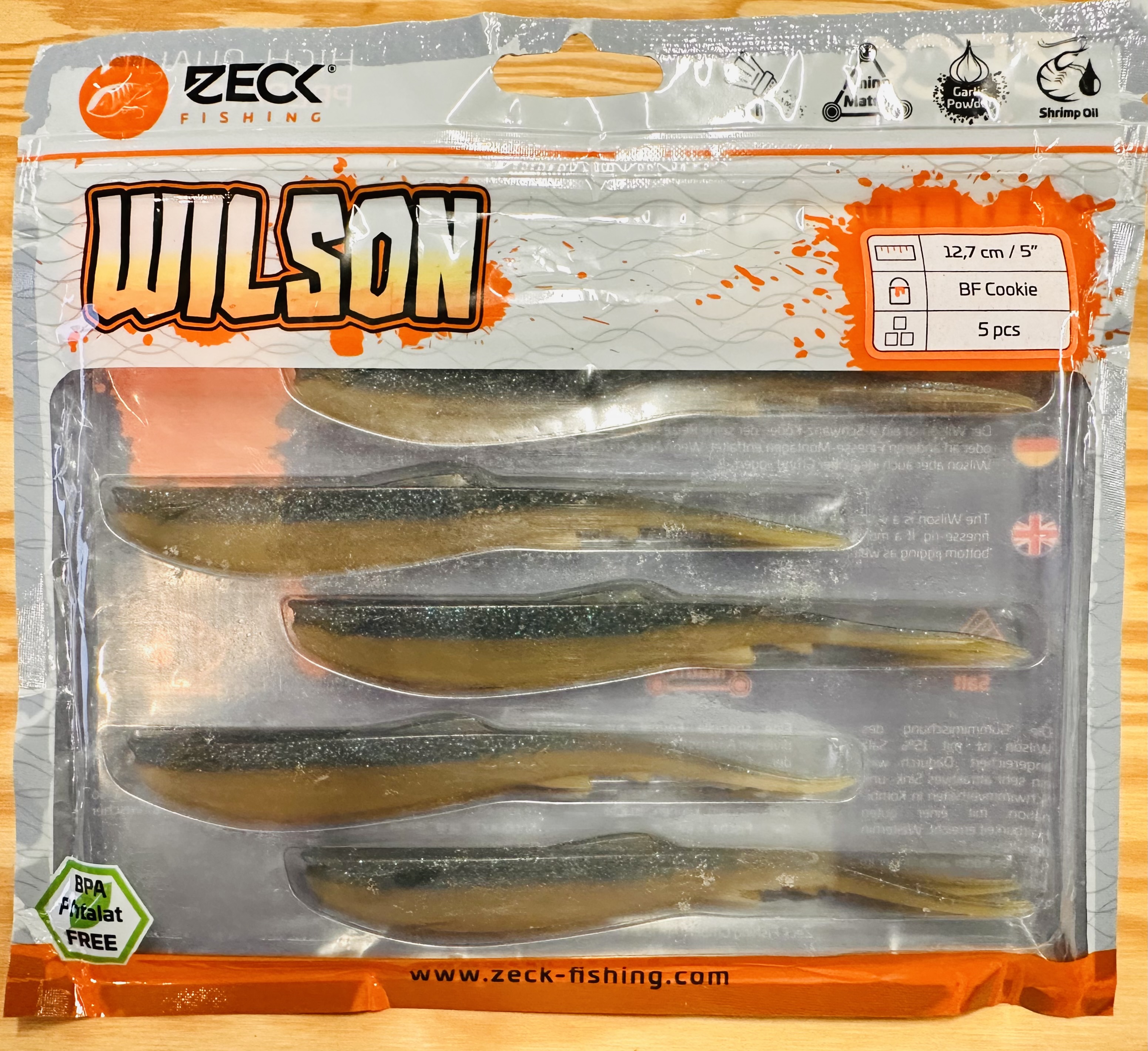 ZECK GUMOVÉ NÁSTRAHY WILSON 5" / BF COOKIE / 12,7 cm / 5 ks