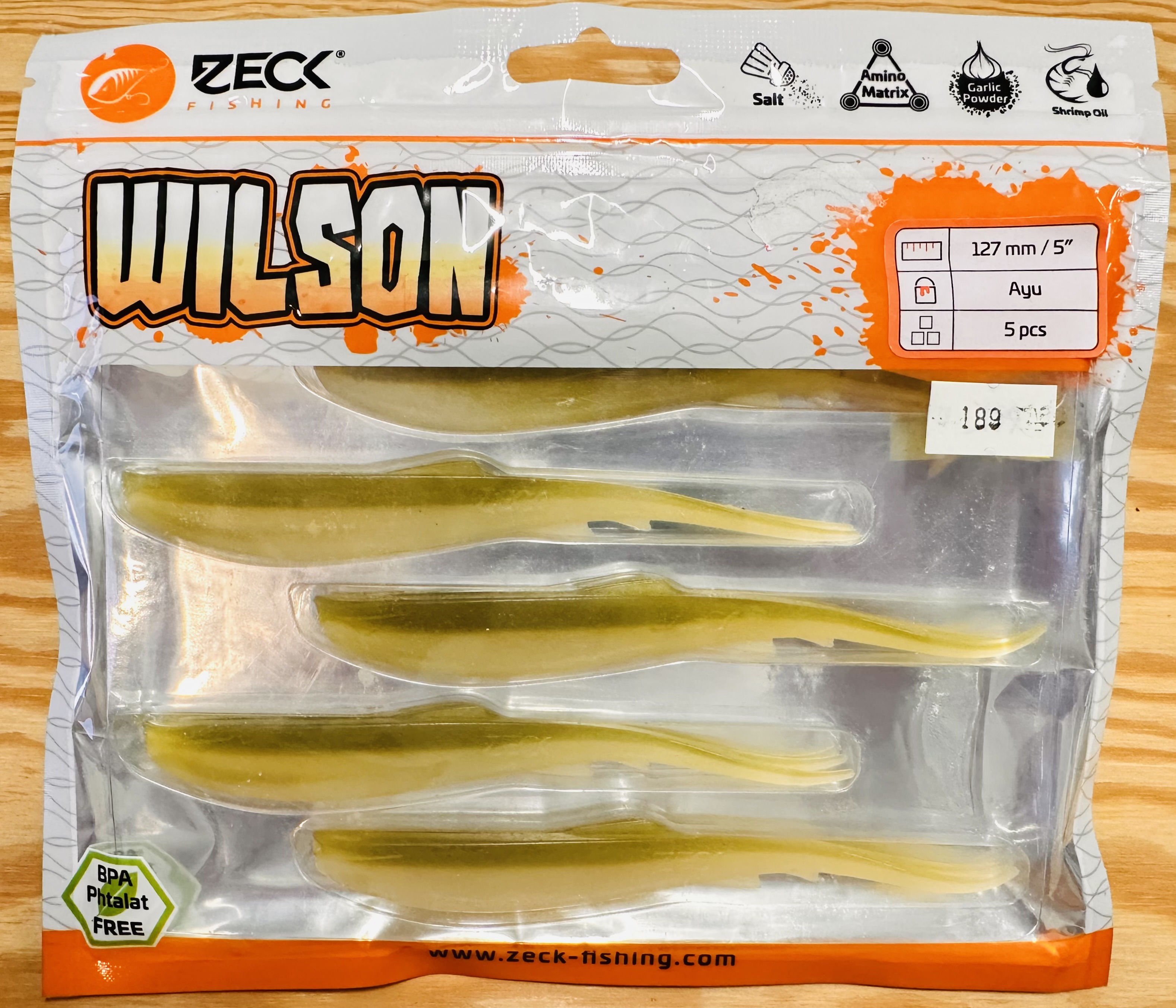 ZECK GUMOVÉ NÁSTRAHY WILSON 5" / AYU / 12,7 cm / 5 ks