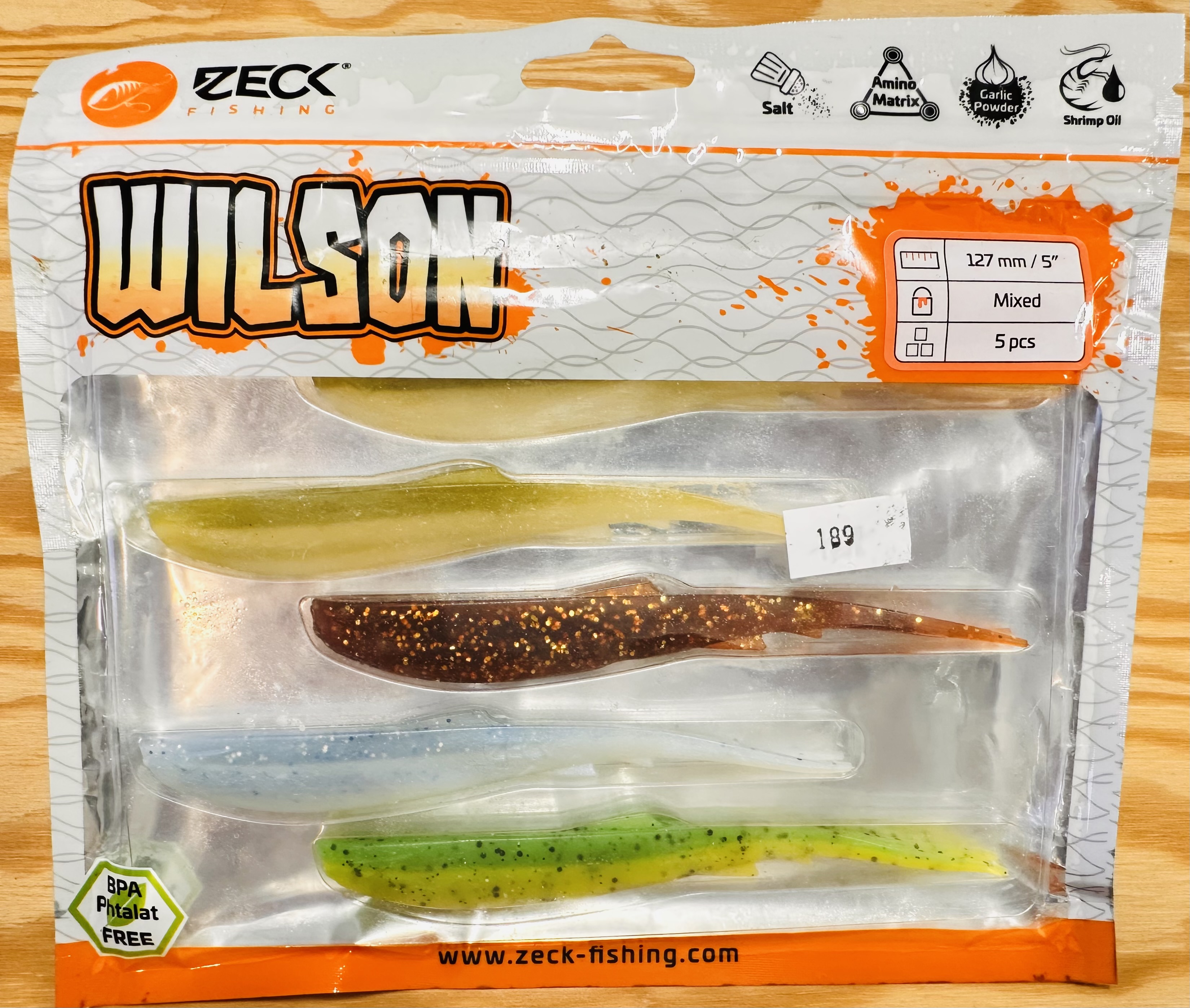 ZECK GUMOVÉ NÁSTRAHY WILSON 5" / MIXED / 12,7 cm / 5 ks