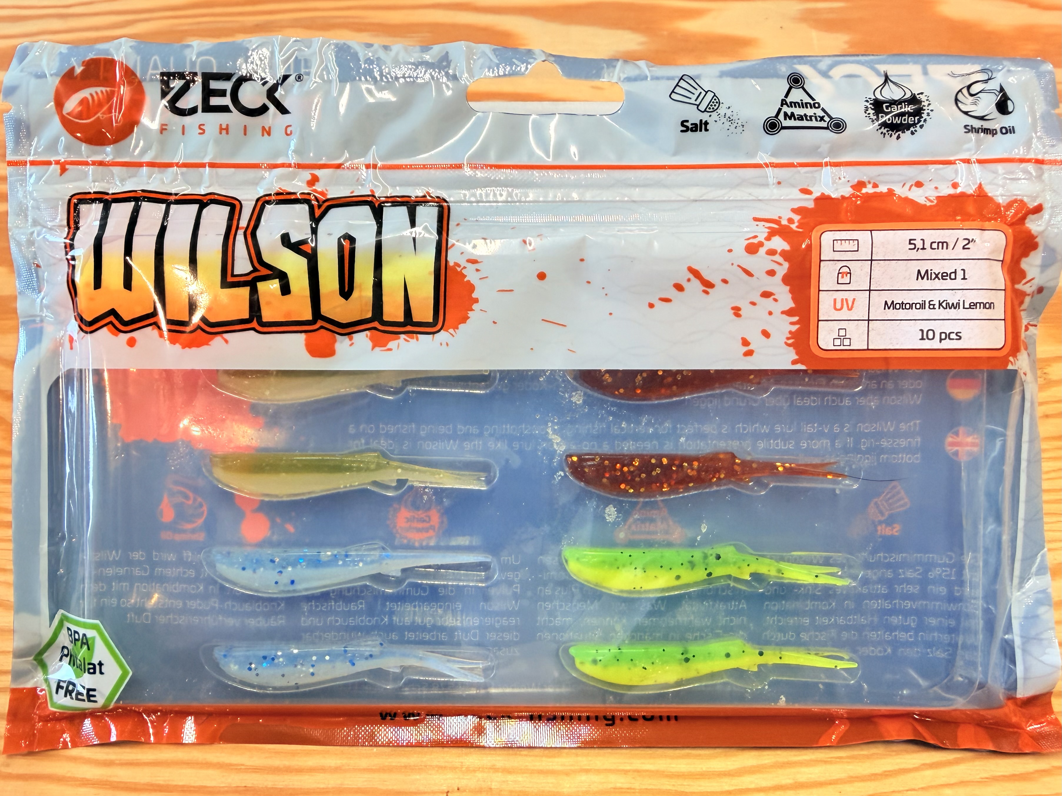 ZECK GUMOVÉ NÁSTRAHY WILSON 2" / MIXED 1 / 5,1 cm / 10 ks