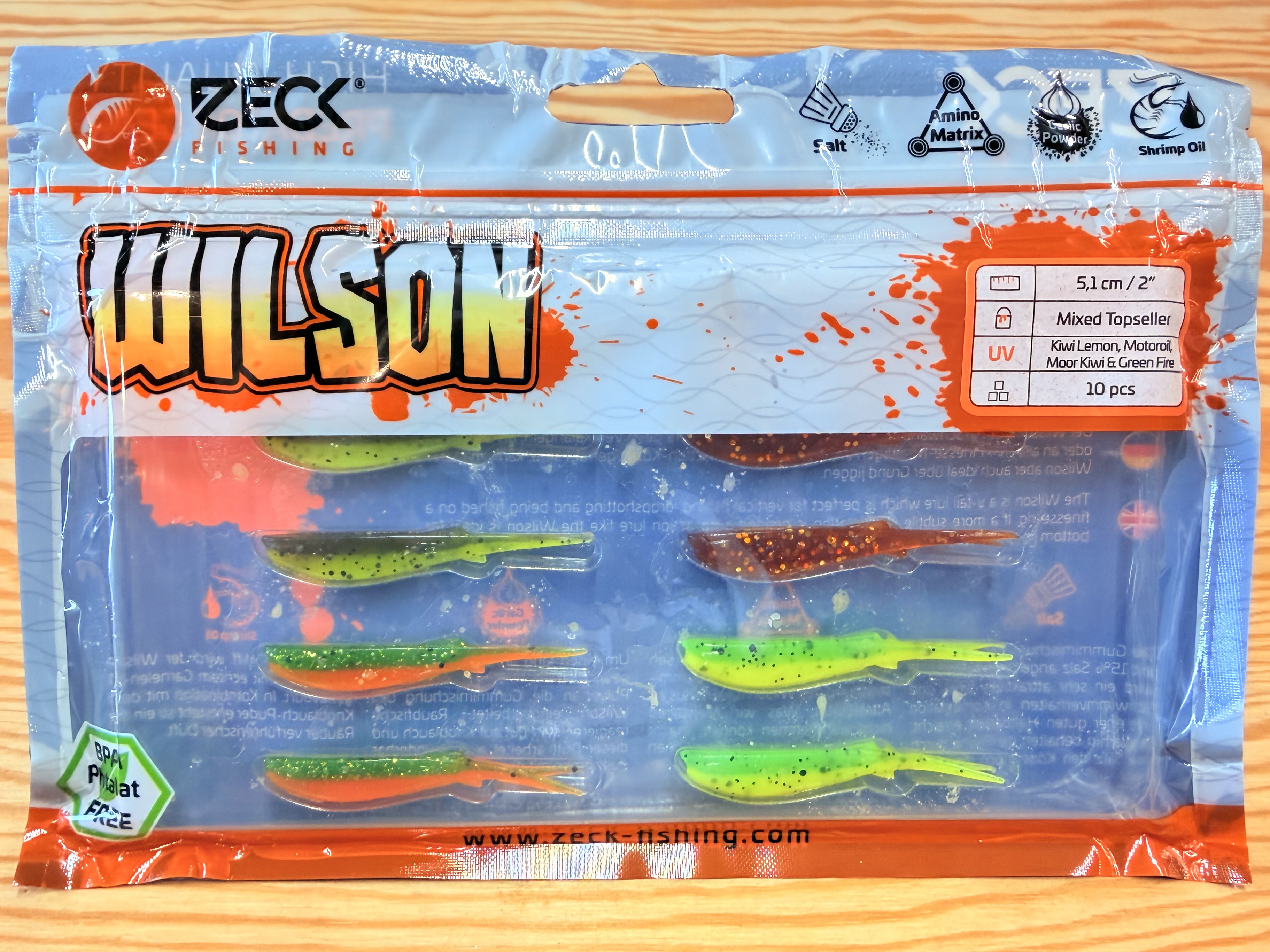 ZECK GUMOVÉ NÁSTRAHY WILSON 2" / MIXED TOPSELLER  / 5,1 cm / 10 ks