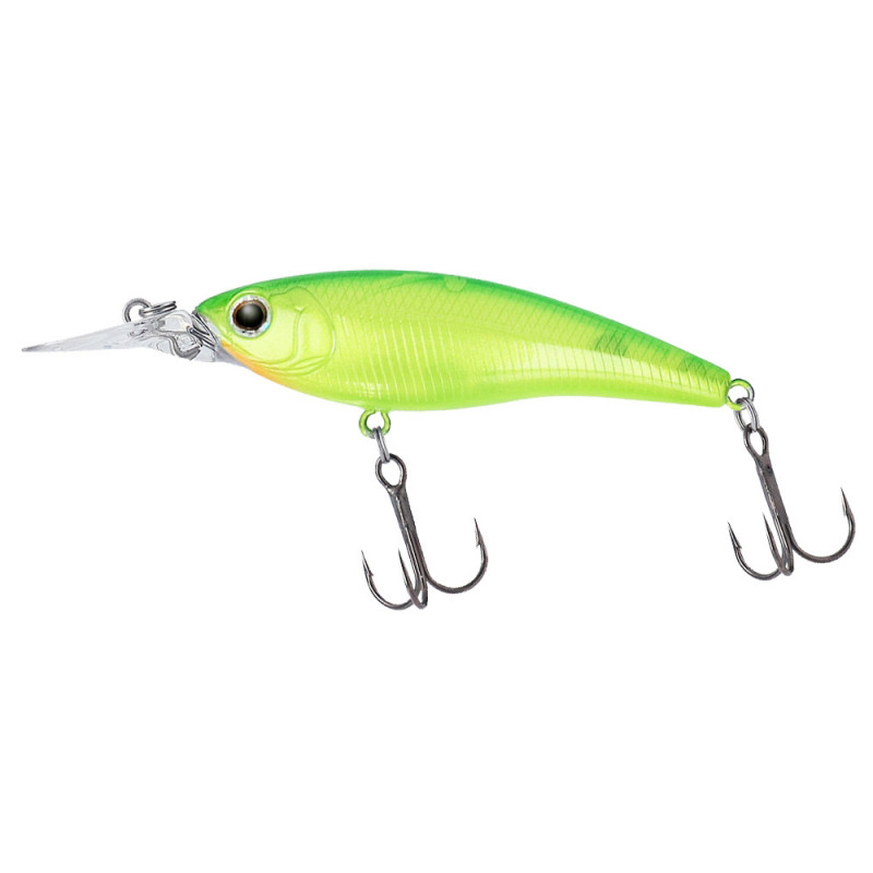 WOBLER DAIWA STEEZ SHAD 60SP-SR AKABANE LIME / 6 cm / 6 g