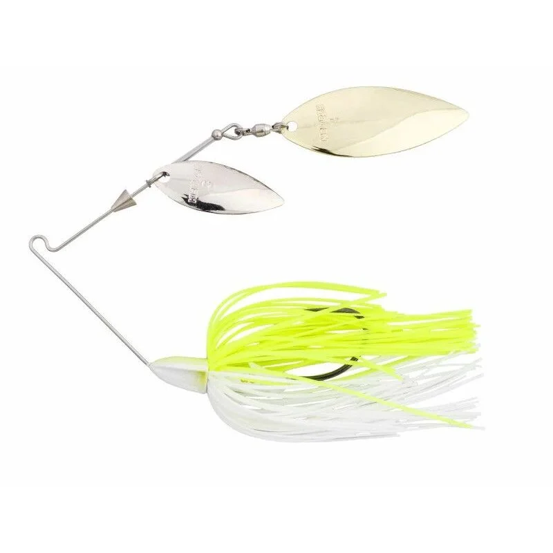 NÁSTRAHA TŘPYTKA KEITECH TEE BONE SPINNERBAIT DOUBLE WILLOW - WHITE CHART / 14 G 