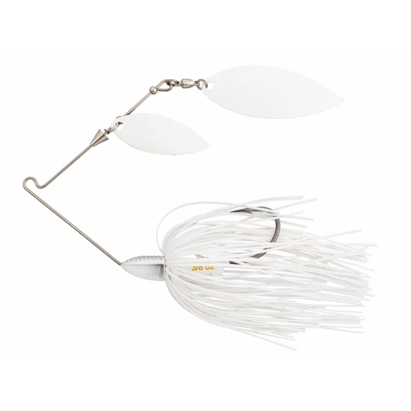 NÁSTRAHA TŘPYTKA KEITECH TEE BONE SPINNERBAIT DOUBLE WILLOW - SUPER WHITE / 10,5 G 