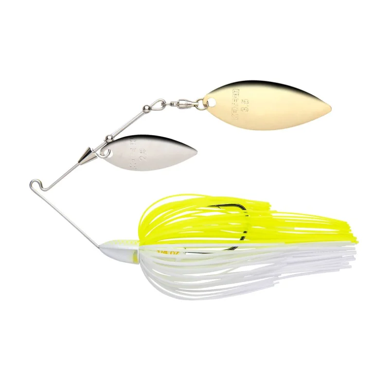 NÁSTRAHA TŘPYTKA KEITECH BABY TEE BONE SPINNERBAIT DOUBLE WILLOW - WHITE CHART / 14 G 