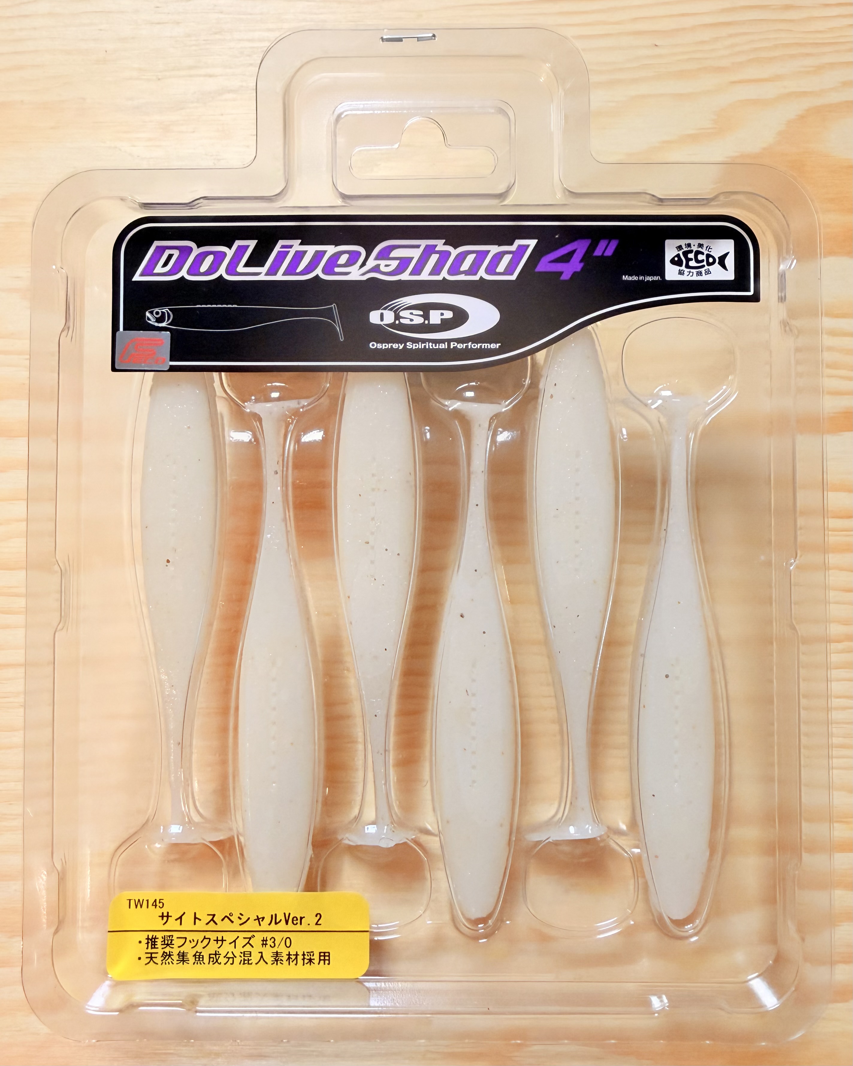 Gumové nástrahy O.S.P Do Live Shad 4" 10,2 cm / (6ks) / TW 145 Site Special Ver.2