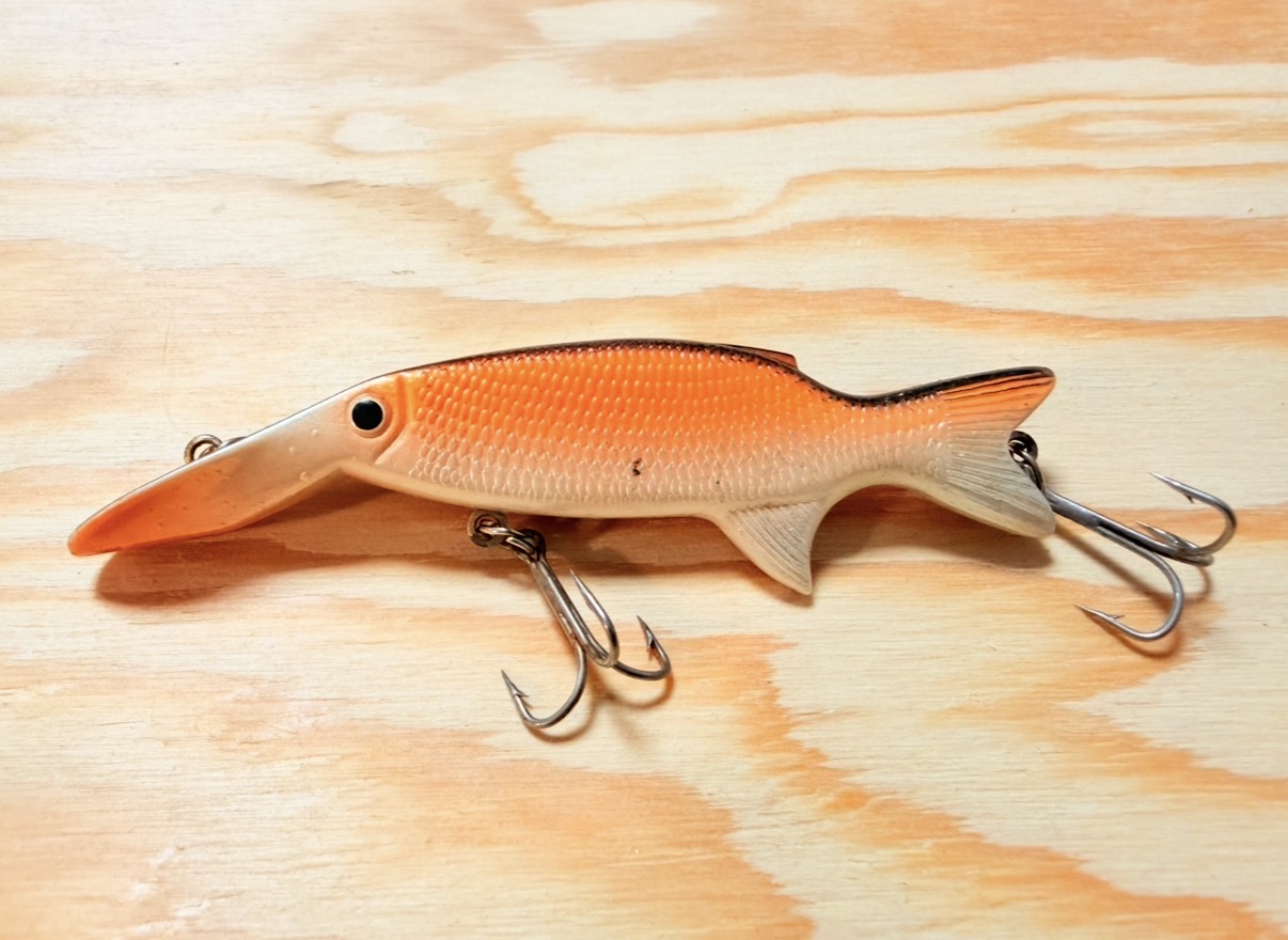 NOVÝ RETRO WOBLER RYNA PETR - ZVUKOVÝ / 9,5 cm / 7 g  