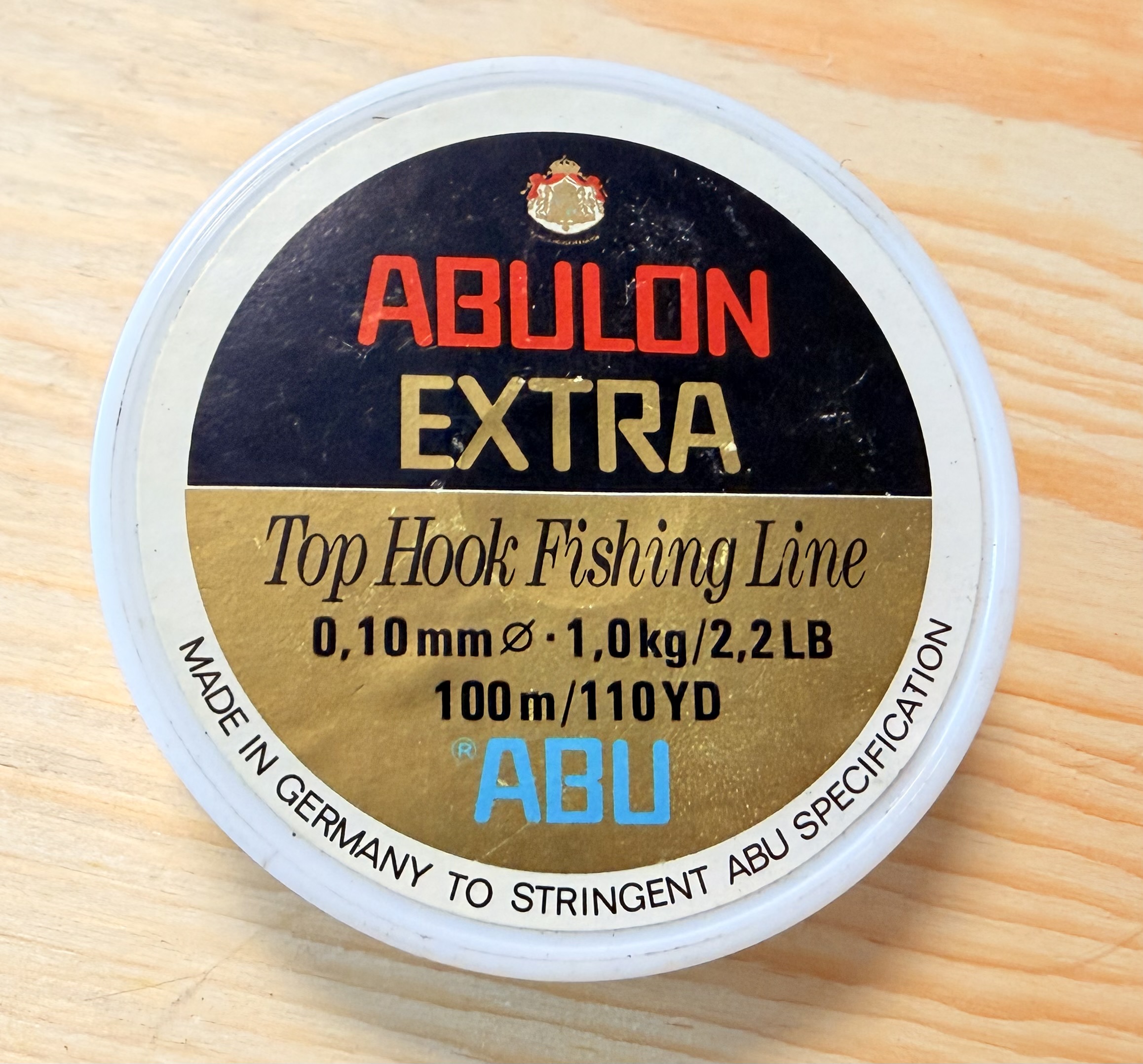 NOVÝ RETRO VLASEC ABU ABULON EXTRA / 0,10 mm / 100 m 