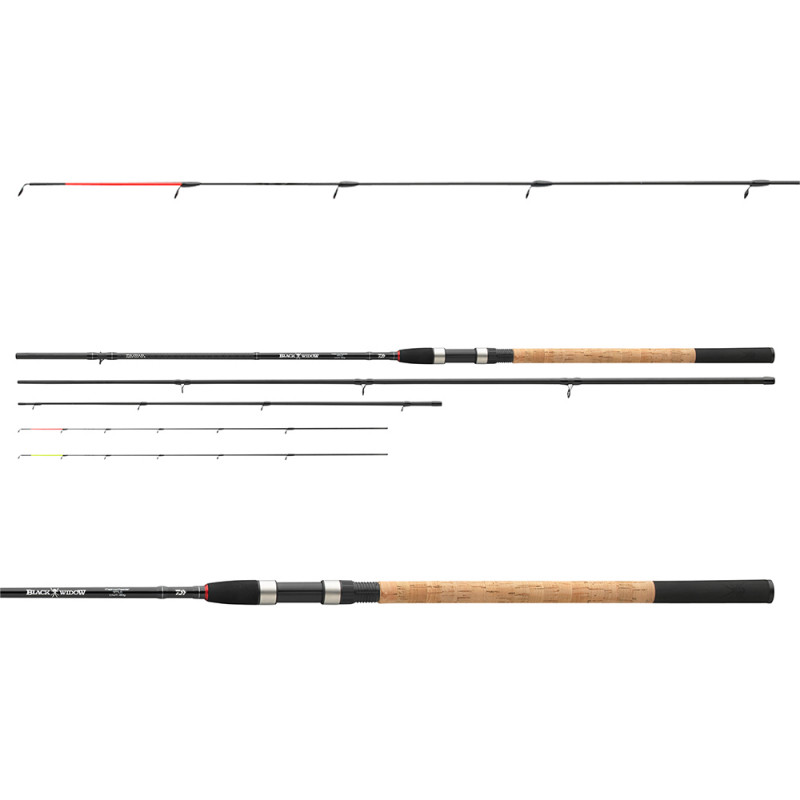 FEEDEROVÝ PRUT DAIWA BLACK WIDOW FEEDER 3,60 m / 150 g 