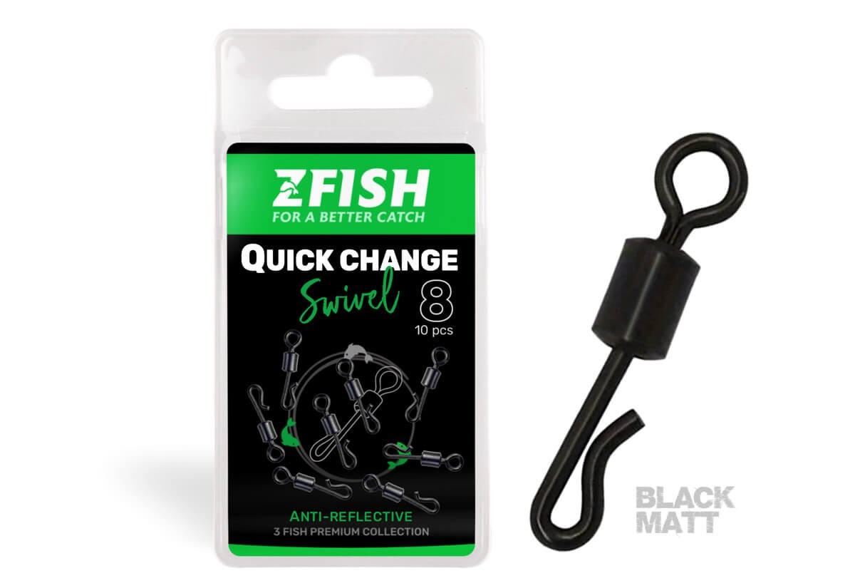 ZFISH SWIVEL QUICK CHANGE OBRATLÍK 4380 VEL. 8 / 10 ks