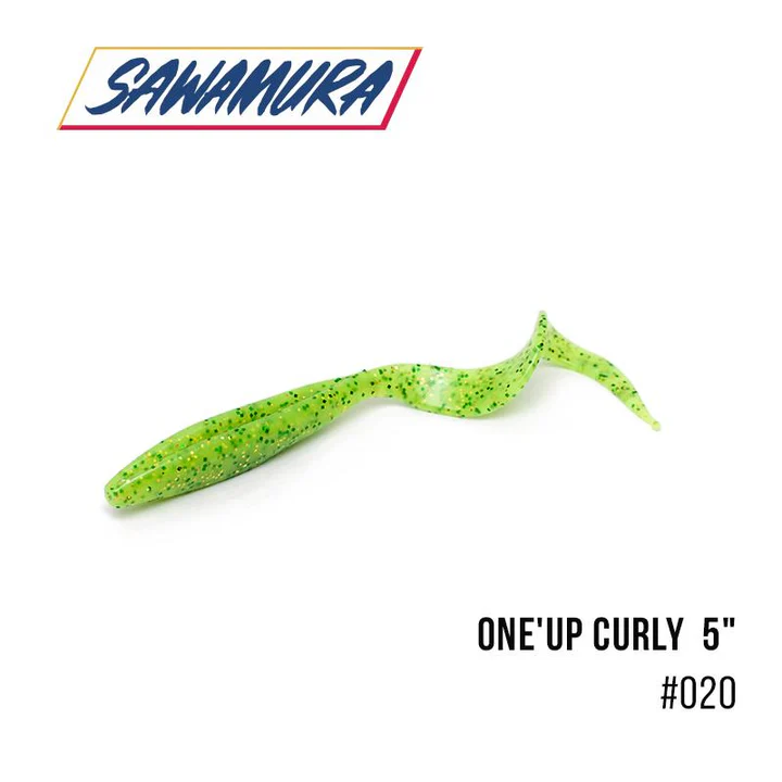 SAWAMURA  One'Up Curly 5" / 11 cm / 6,6 g / 5 ks / #020