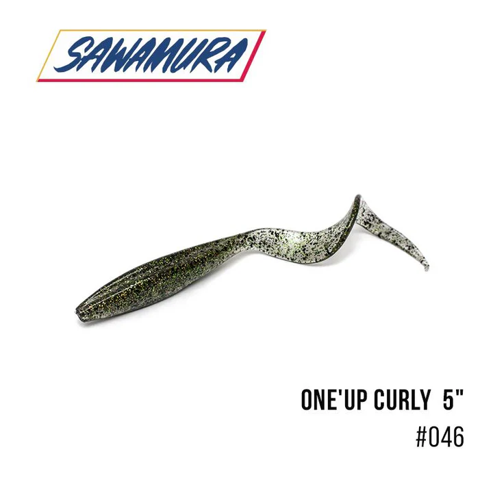 SAWAMURA  One'Up Curly 5" / 11 cm / 6,6 g / 5 ks / #046