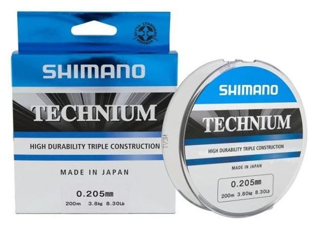 Shimano - Vlasec Line Technium 0,165 mm / 200m / Grey