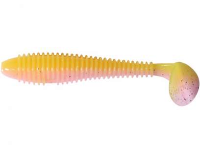 Keitech: Gumová nástraha Swing Impact FAT 2,8" 7,1cm 3,5g Yellow / Pink 8ks