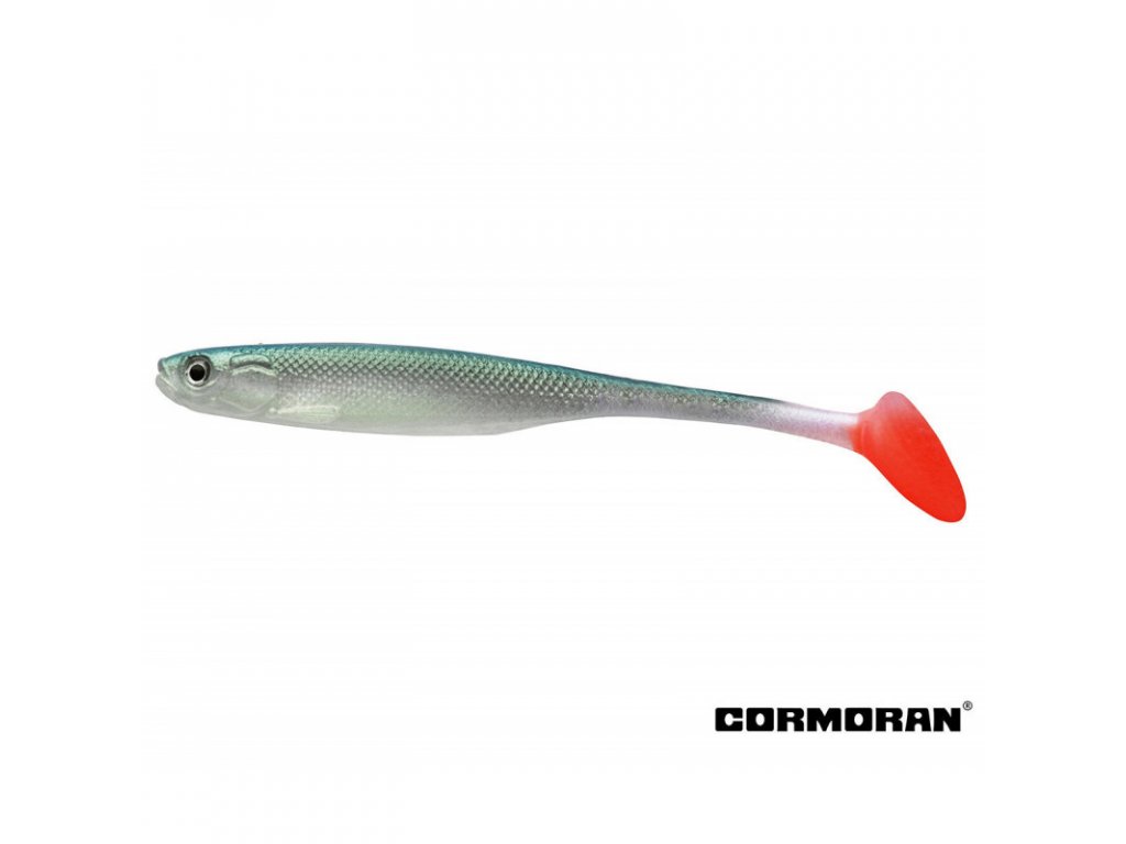 GUMOVÉ NÁSTRAHY CORMORAN CRAZY FIN SHAD UV HERRING 13 CM / 2KS