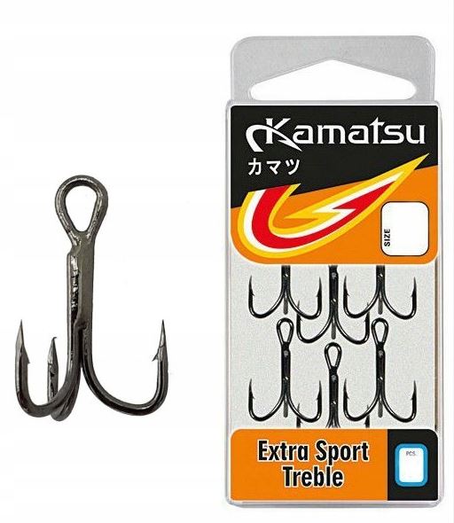KAMATSU TROJHÁČKY EXTRA TRABLE HOOK VEL. 10 / 7 KS 