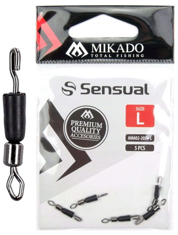 Mikado karabina - rychlospojka s obratlíkem vel.L 5ks