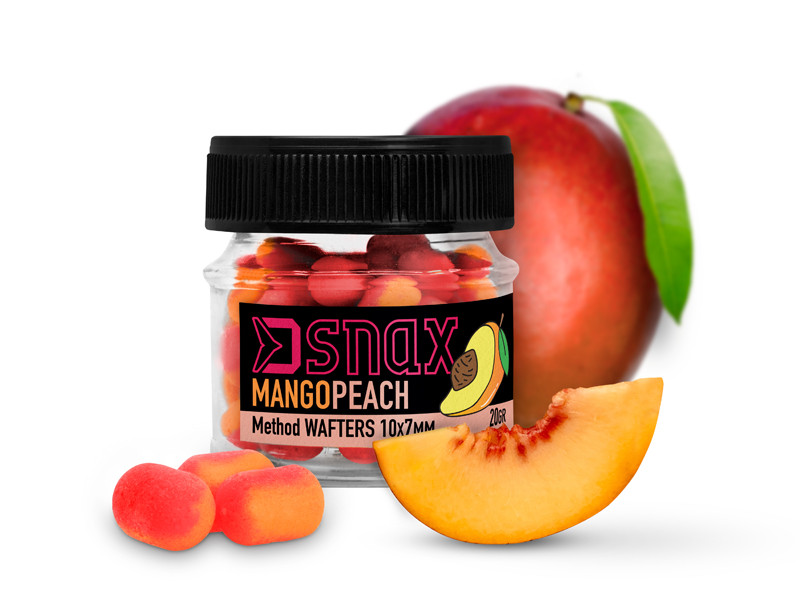 Nástraha Delphin D SNAX WAFT / Mango - Broskev / 10 X 7 mm