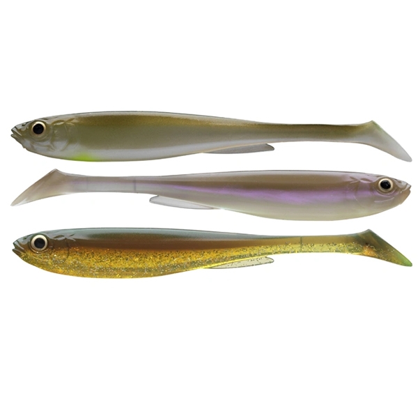 SADA GUMOVÝCH NÁSTRAH DAIWA PROREX SLIM SHADY NATURE SET  16 CM / 3 KS