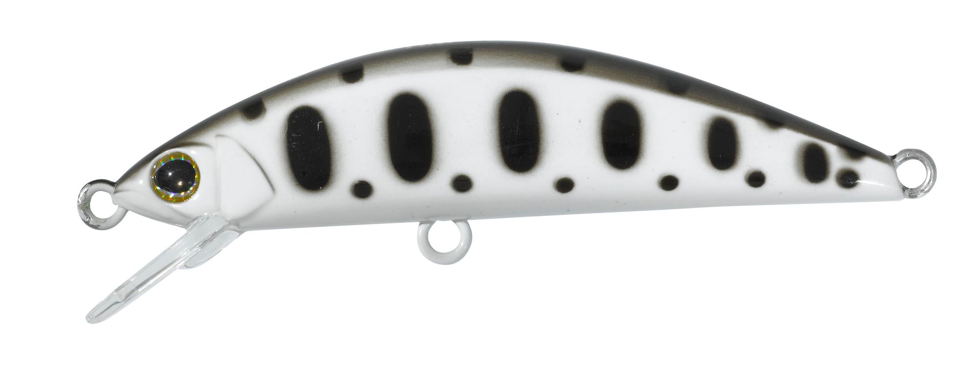 Wobler Illex Tricoroll 55 HW 55mm HW Fast Sinking White & Black Yamame