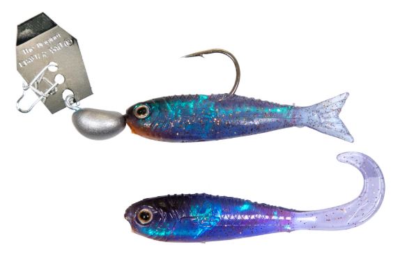 Z-Man Chatterbait ChatterBait Flashback Mini 3,5g 4cm Silver / Blue