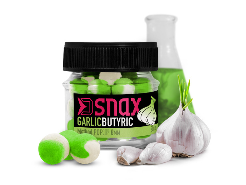 Nástraha D SNAX POP / Česnek-Butyric 12 mm 