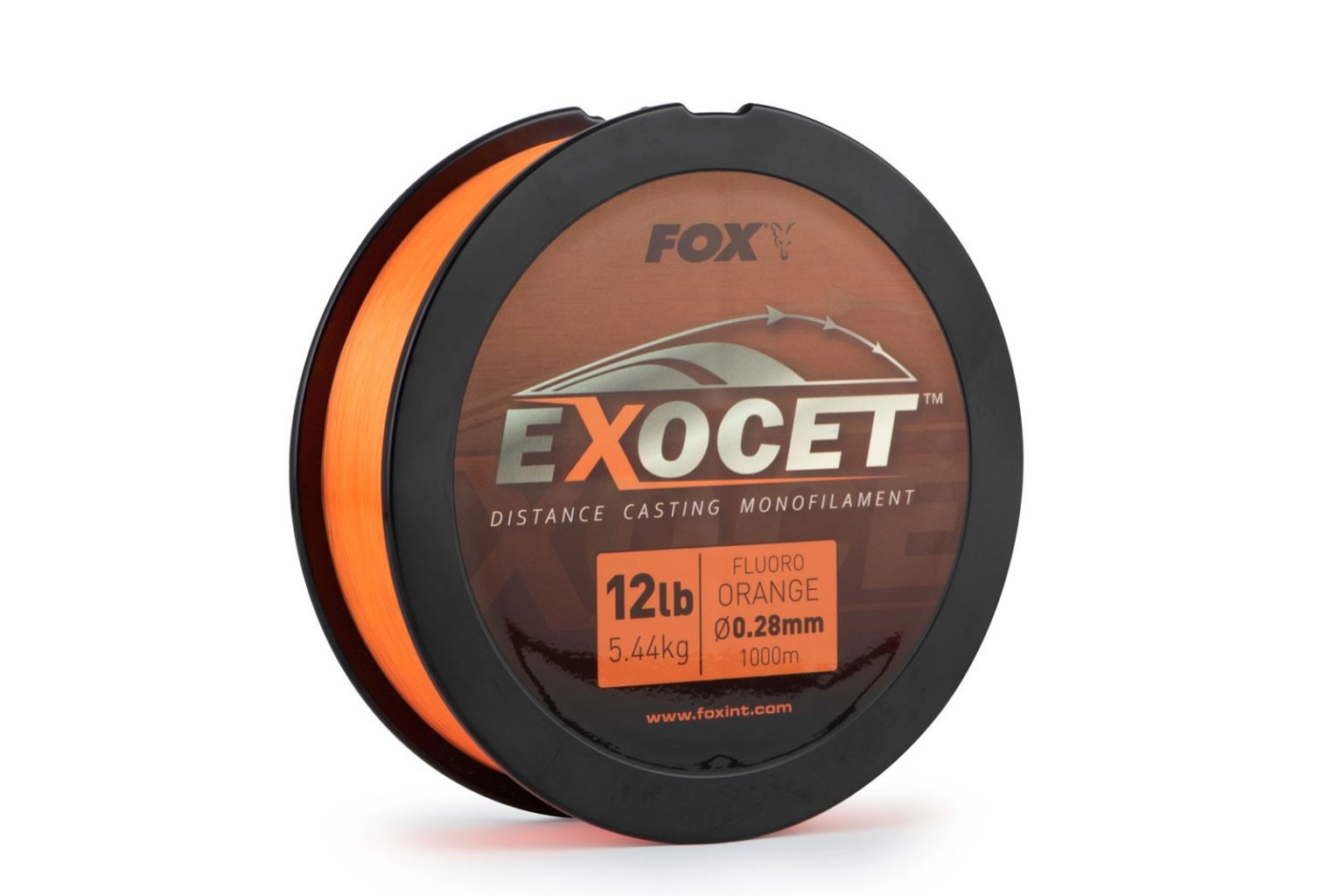 FOX VLASEC EXOCET / 1000 m / 0.33 mm / FLORO ORANŽOVÝ