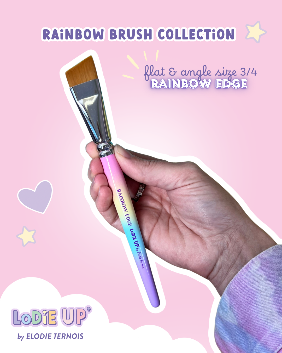 LODIE UP zkosený 3/4 - Rainbow Edge