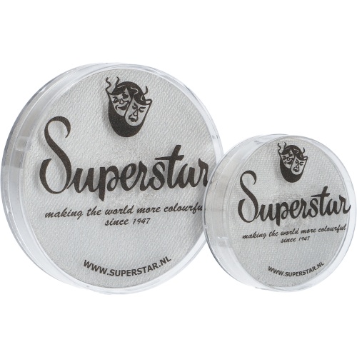 Superstar Silverwhite with glitter (shimmer) 45g