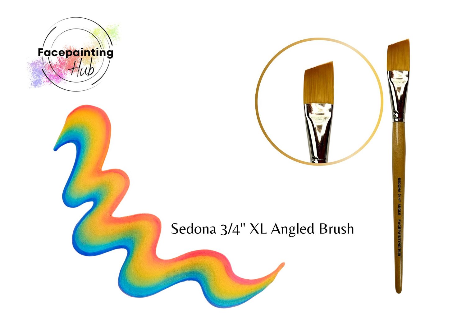 Sada štětců Sedona XL - zkosené prodloužené