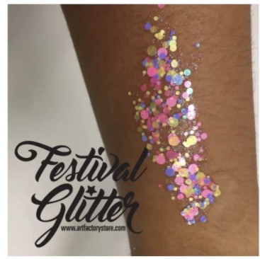 Rave - UV efekt - Festival Chunky Gllitter Gel 35mL