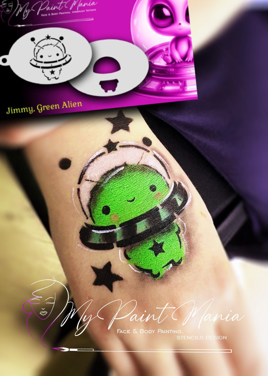 Jimmi, green alien
