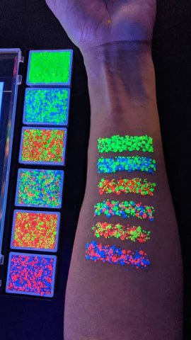 Galactic (UV) - Vivid Glitter Cream Palette