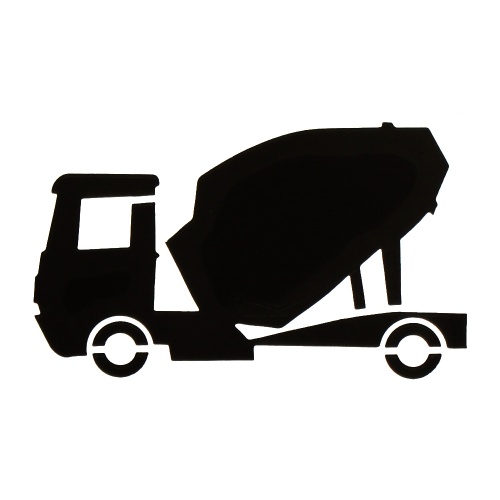Cement Mixer - tetovací šablonka