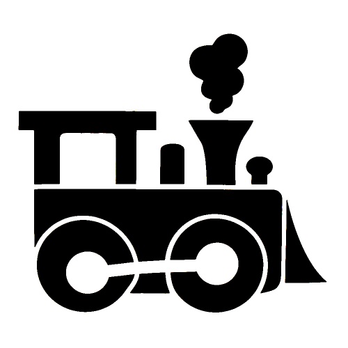 Locomotive - tetovací šablonka