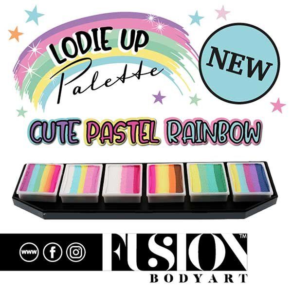 Fusion LODIE UP Cute Pastel Rainbow Palette