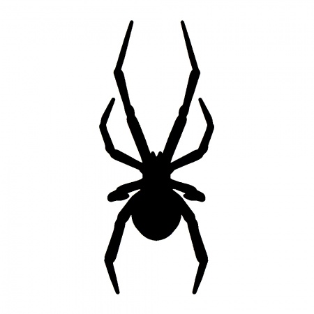 Black Widow Spider - tetovací šablonka