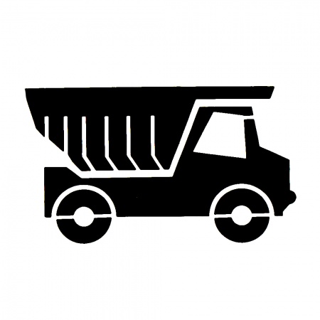 Dump Truck - tetovací šablonka