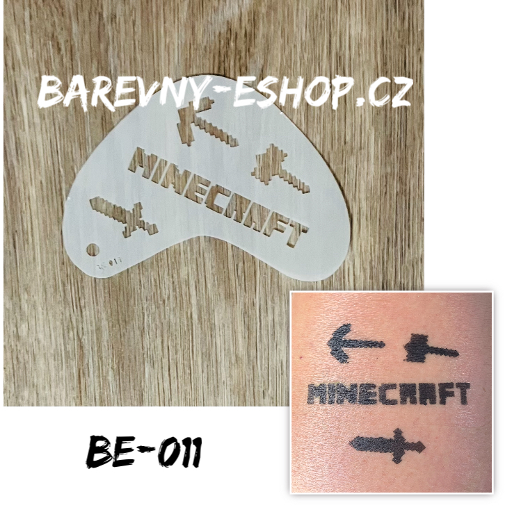 šablona Minecraft