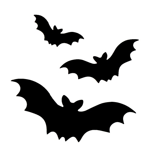 Bat Trio - tetovací šablonka