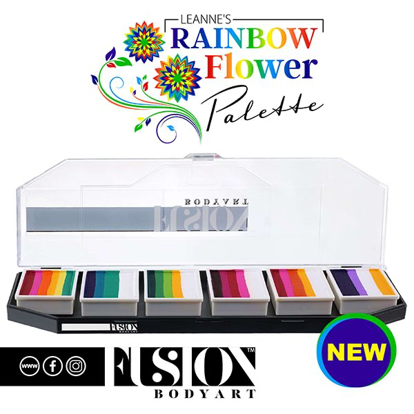 Leanne's Rainbow Flower Palette