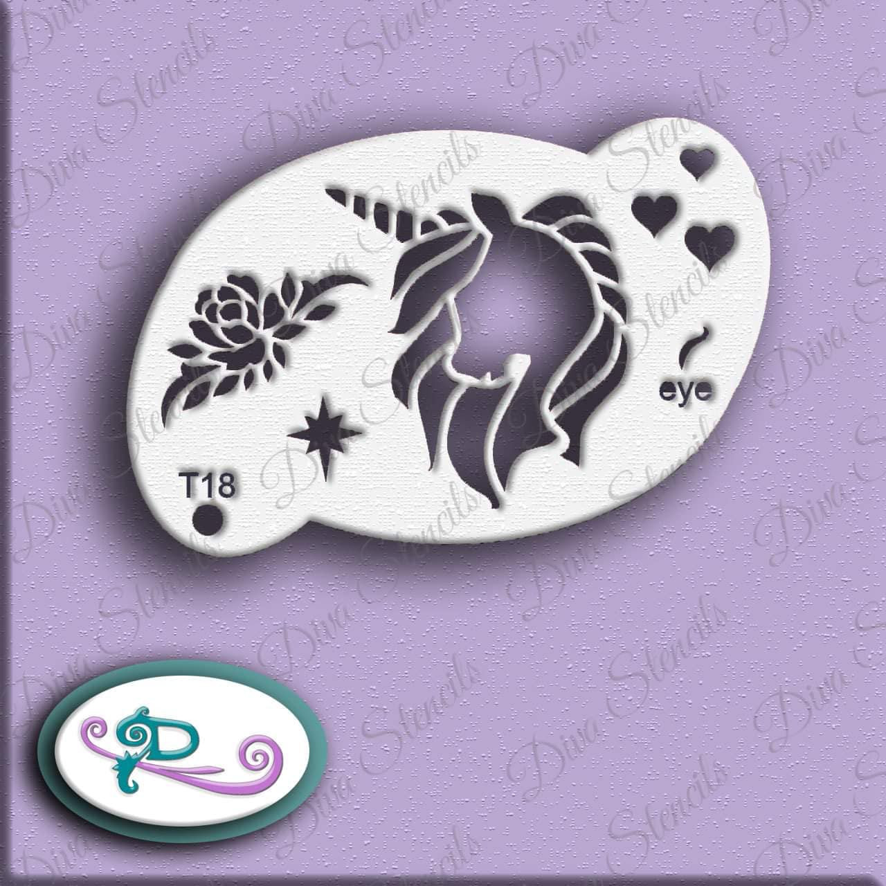 Pretty Pony T18 Diva Stencil